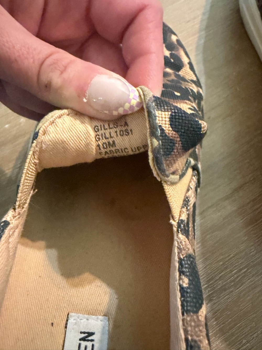 Steve Madden Leopard Print Slip-On Sneakers - Tan/Black - Picture 5 of 5
